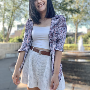 Wide leg shorts
