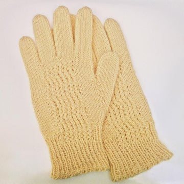 Chevron lace wave gloves