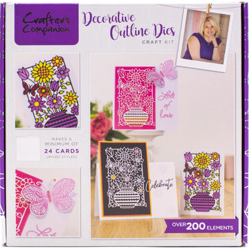 Crafter's Companion Craft Box Kit - Decorative Outline Dies