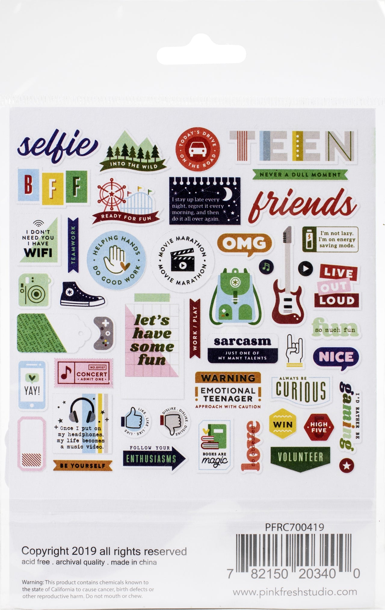 Pinkfresh Studio Pinkfresh Cardstock Die-Cuts - Super Cool