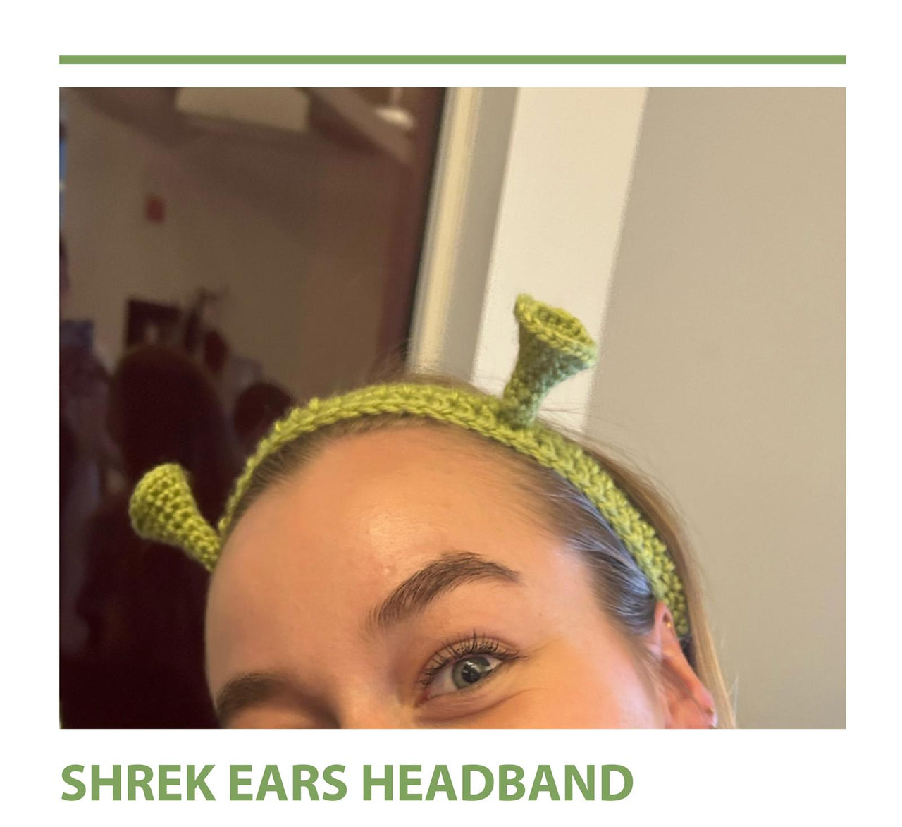 Shrek Ears Headband