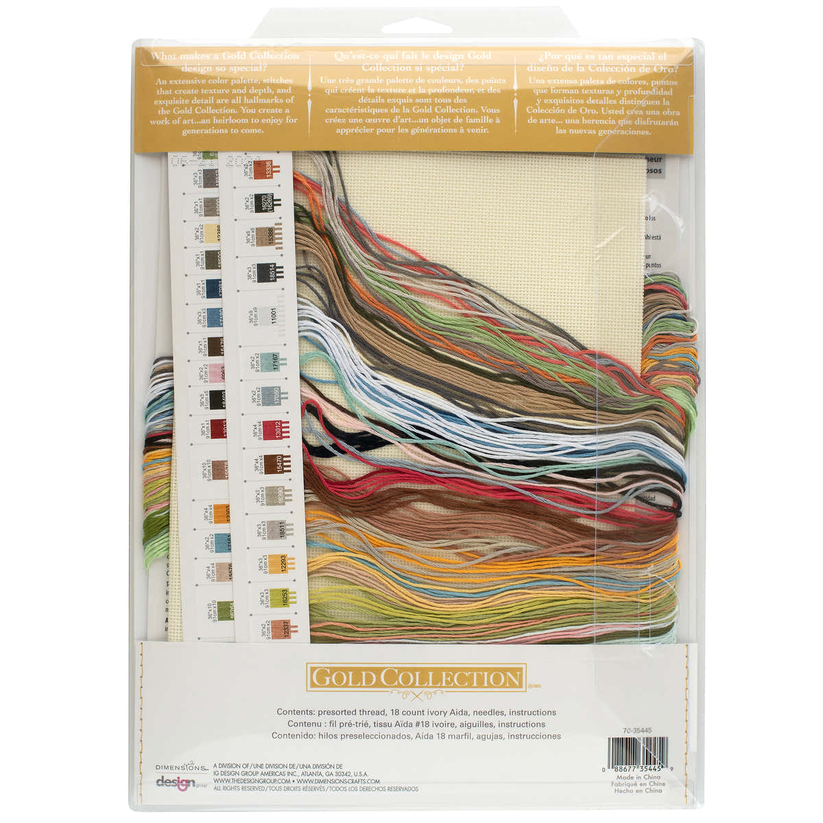 Dimensions Cross Stitch Kit: Gold Collection: Blissful Moments