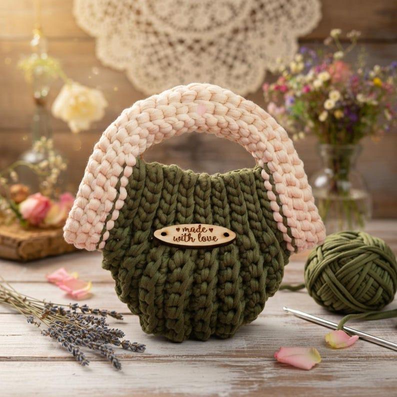 Crochet Handbag Pattern – Macrame Bag PDF + Video Tutorial