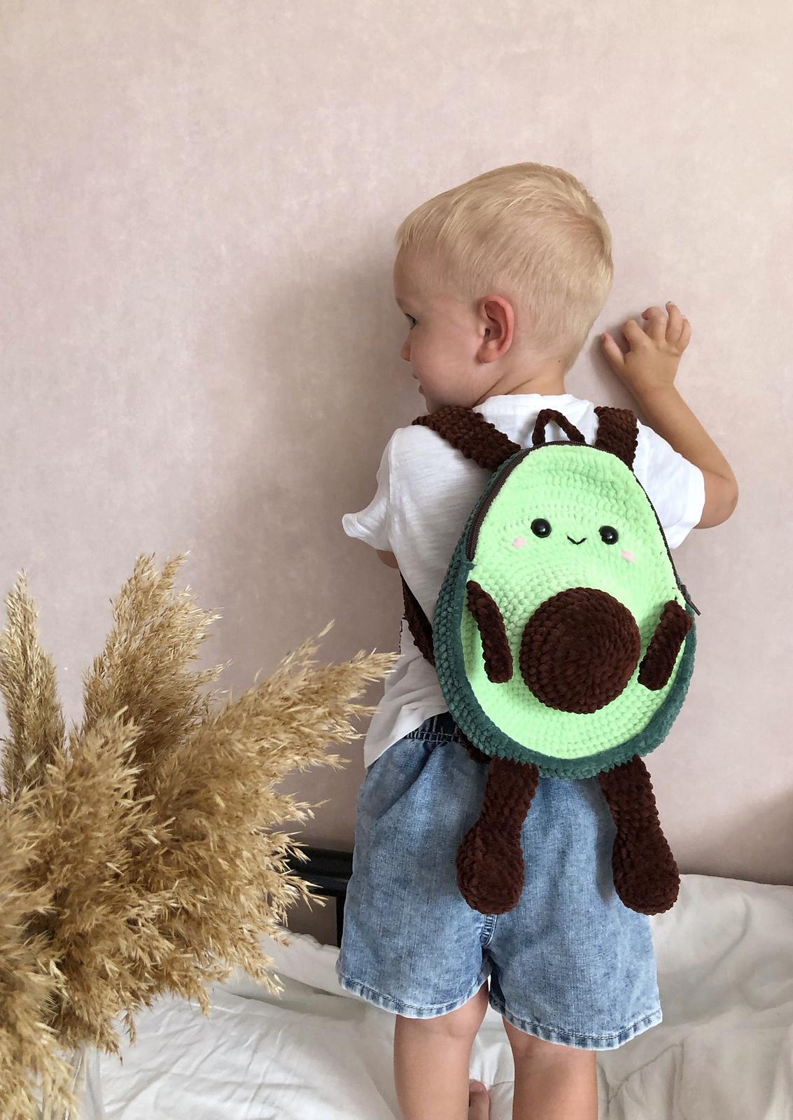 Backpack Avocado for kids