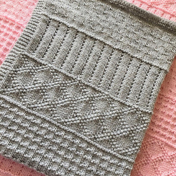 Easy Sampler Baby Blanket