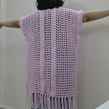 Rosebud Mist Ruana