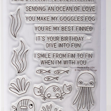 My Favorite Things Clear Stamps 4"X8" - Best Fins