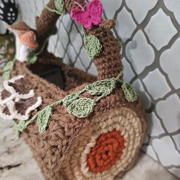 Fairy Hollow Log Basket