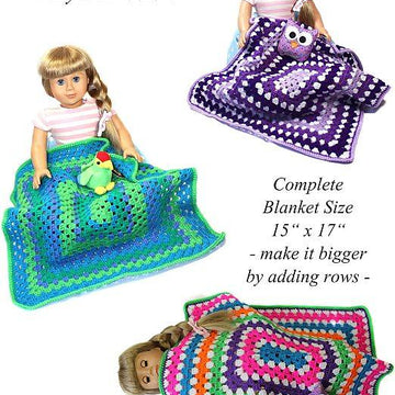 With Love from Gran Doll Blanket
