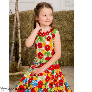 Irish lace dress for girls