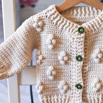 Cotton Flower Cardigan