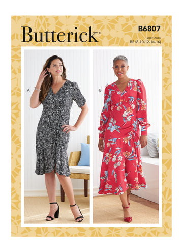 Butterick Misses' Dress B6807 - Sewing Pattern
