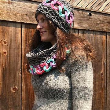 Hearts and Diamonds Infinity Scarf