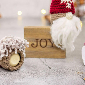 Gnome Santa Gift Ornament