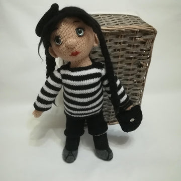 Toy knitting patterns - Wednesday doll clothes