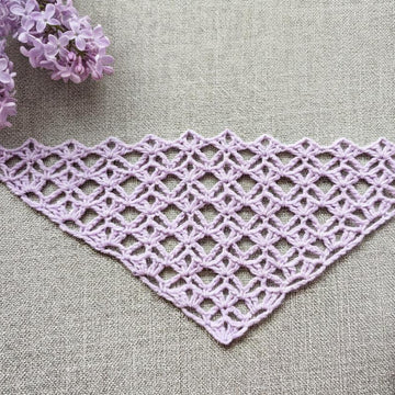 Crochet Bandana/Shawl Pattern/Chart #2