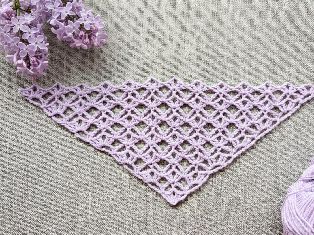 Crochet Bandana/Shawl Pattern/Chart #2