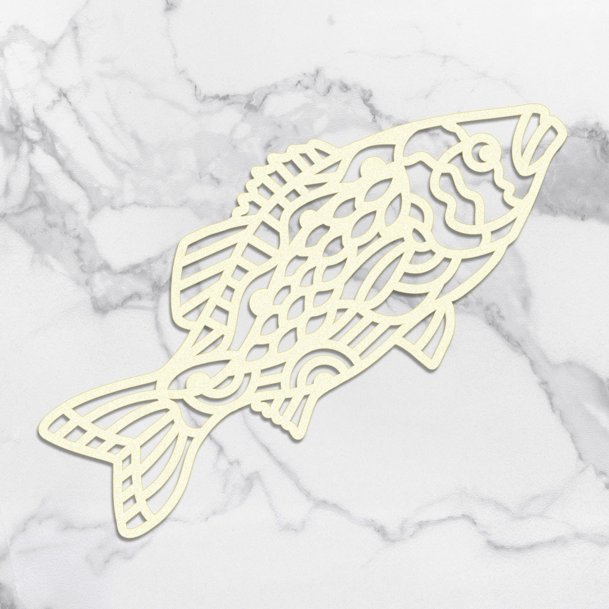 Artdeco Creations Sunburnt Country Laser Cut Coasterboard - Traditional Fish 2.1"X3.1"
