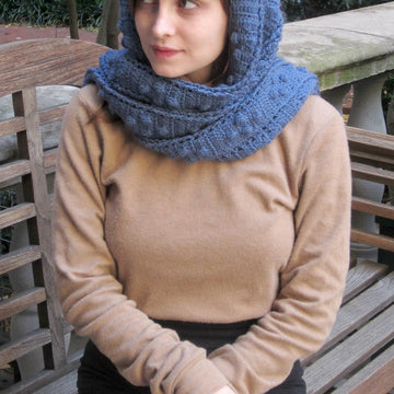 Bobble Diamonds and Posts Scarf