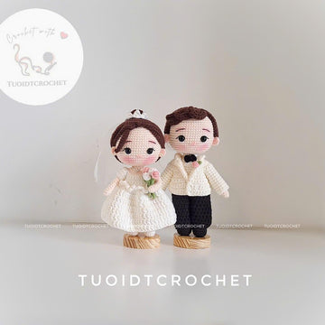 Wedding couple doll