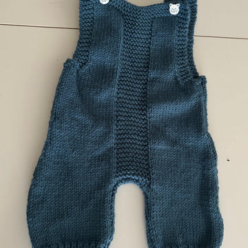 Vinnie Baby Dungarees and Cardigan Knitting Pattern Newborn-24 months approx
