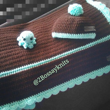 Mint n Chip Baby Blanket