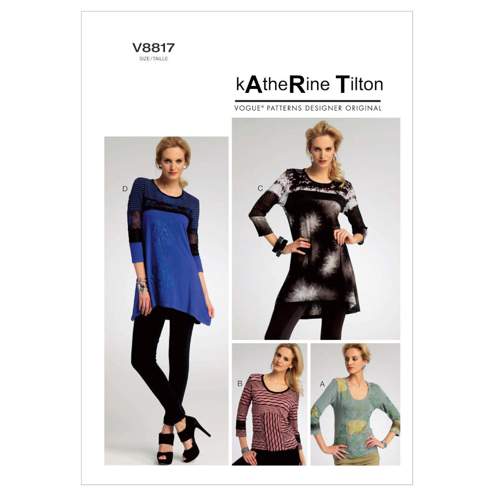 Vogue Misses' Top V8817 - Sewing Pattern