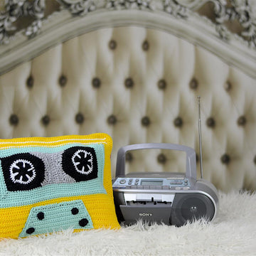 Summer Mix Tape Pillow