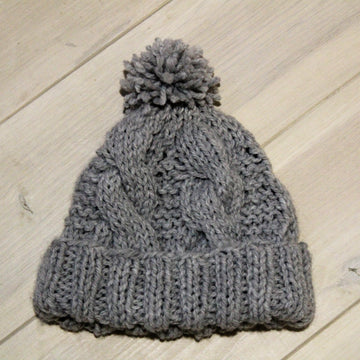 Storm Cable Pom-Pom Hat