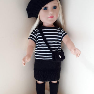 Black Boots for Doll