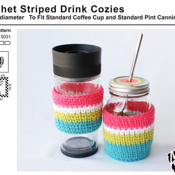 Striped Drink Cozies (2015031)
