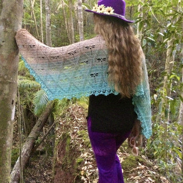 Rainforest Dragonflies Shawl