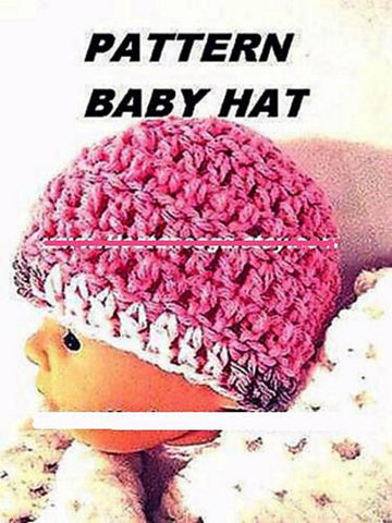 Crochet Pink Baby Hat