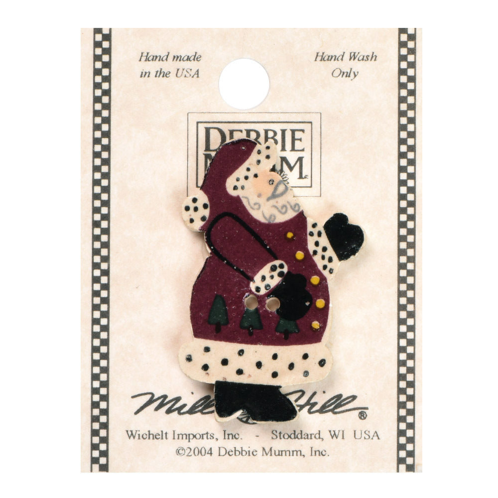 Mill Hill Button 43006 - Santa Side View