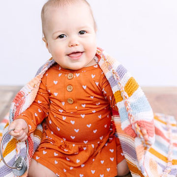 Gracie Stripes Baby Blanket