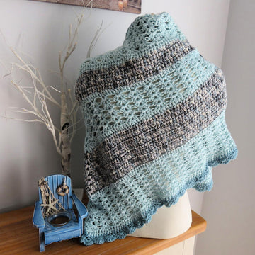 Simply Iris Shawl