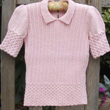 Retro Style Slim Fit Top