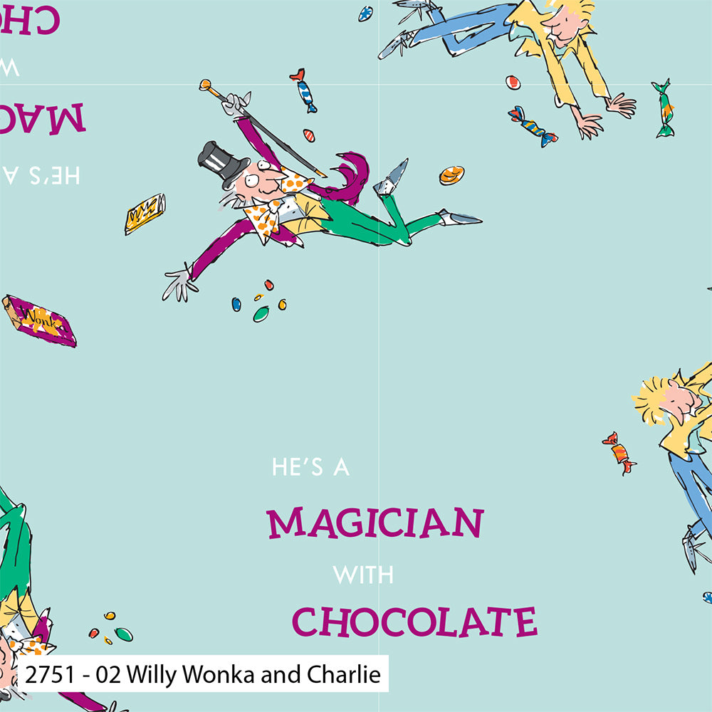 Craft Cotton Company Charlie and the Chocolate Factory - Willy Wonka and Charlie