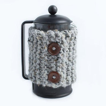 French Press Cover Bodum Coffee Tea Warmer Chunky Wrap