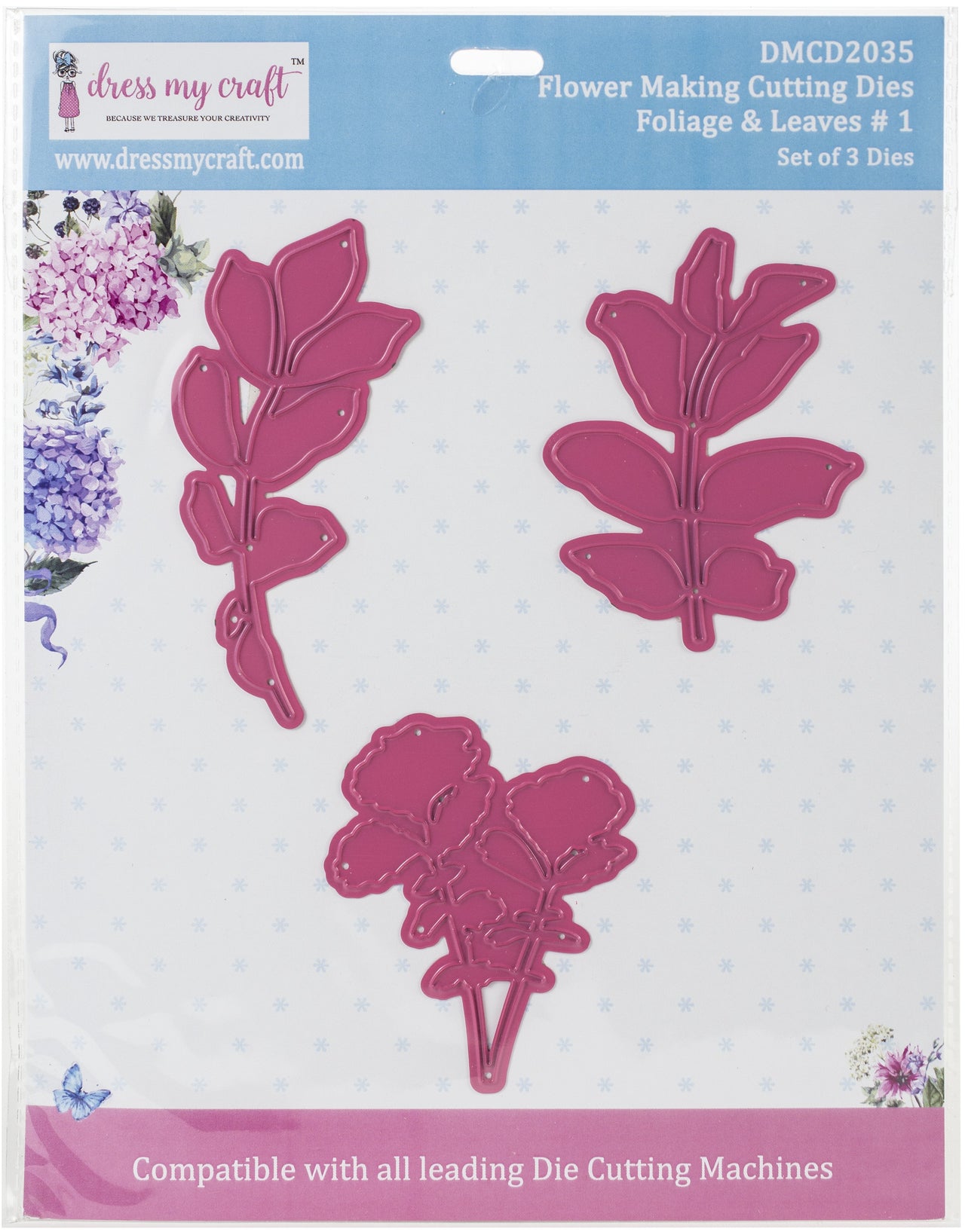 Dress My Craft Dies - Flower Making-Foliage & Leaves #1