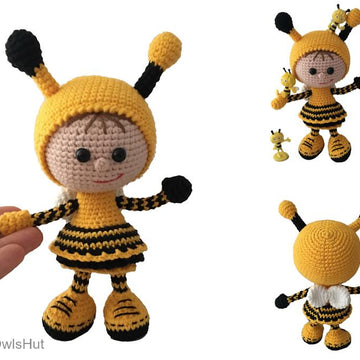 173 Doll in a Bumblebee outfit