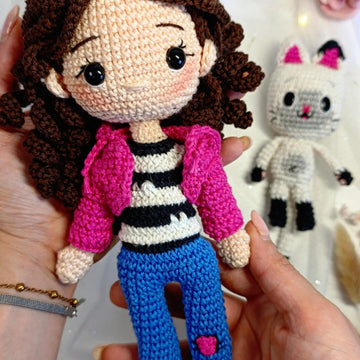 Gabby Dollhouse Crochet Pattern PDF | Amigurumi Doll Pattern