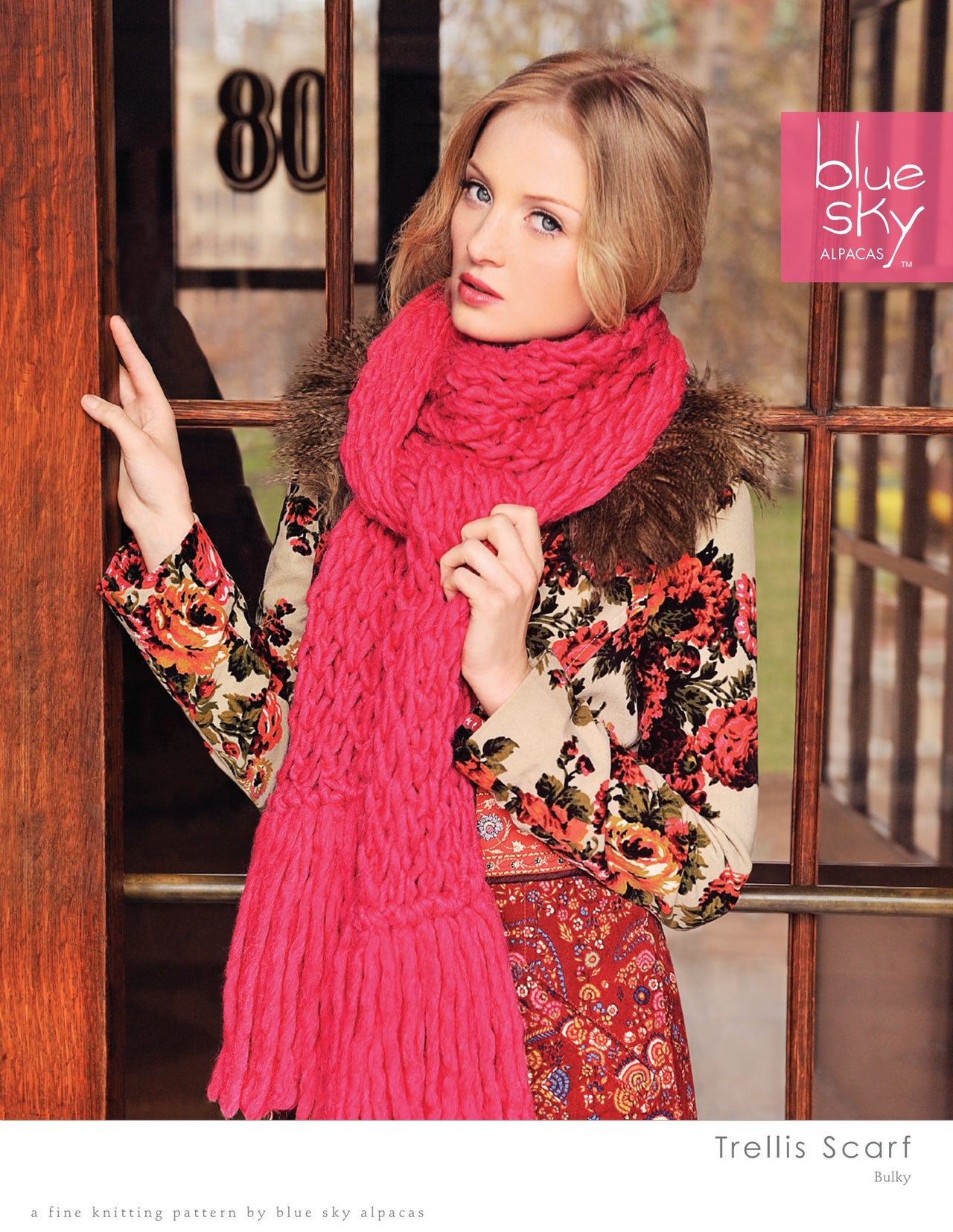 Blue Sky Fibers Trellis Scarf