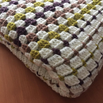NOSTALGIA - Vintage Retro Granny Square Jumper