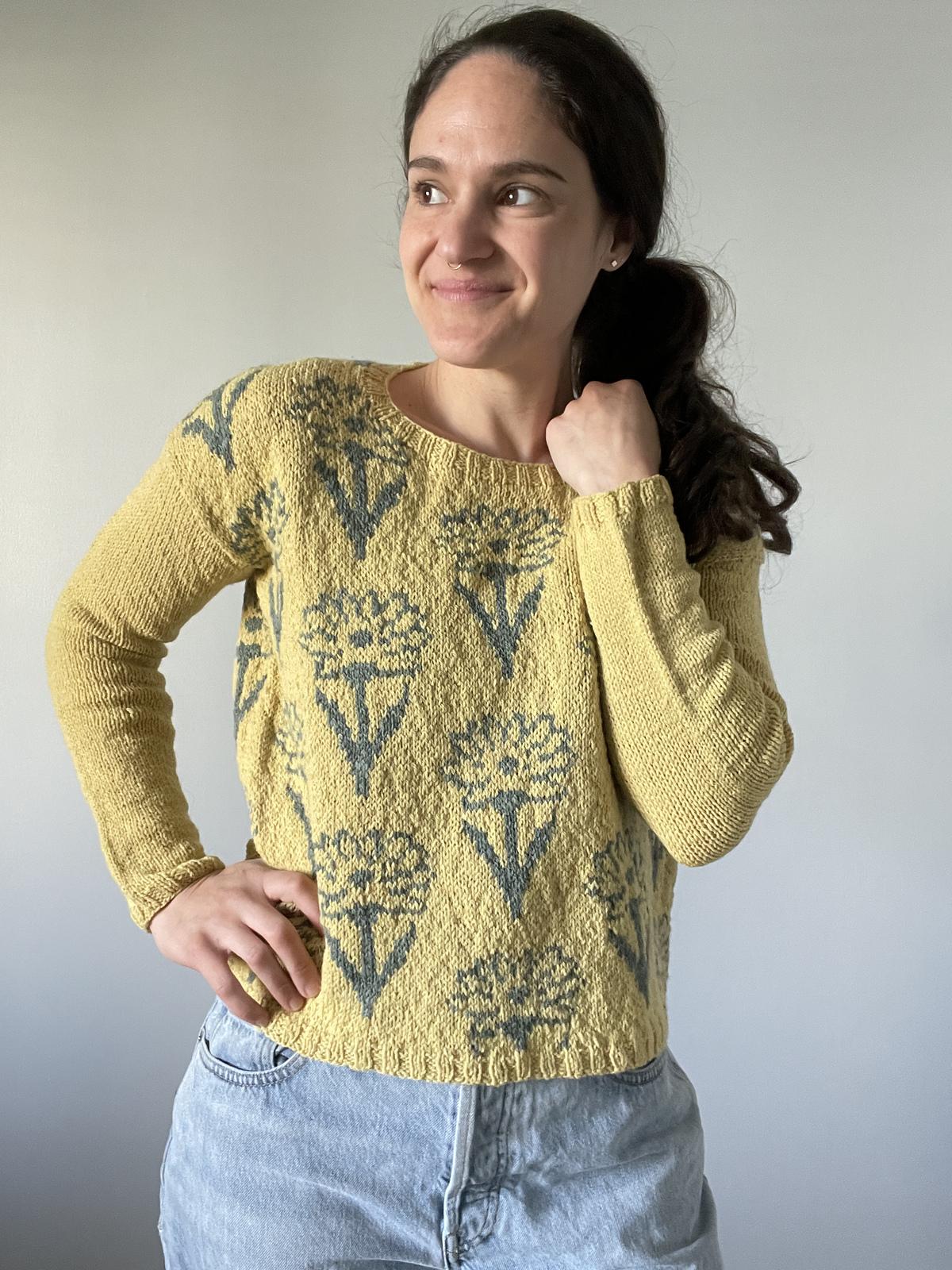 Daisy Doodle Pullover