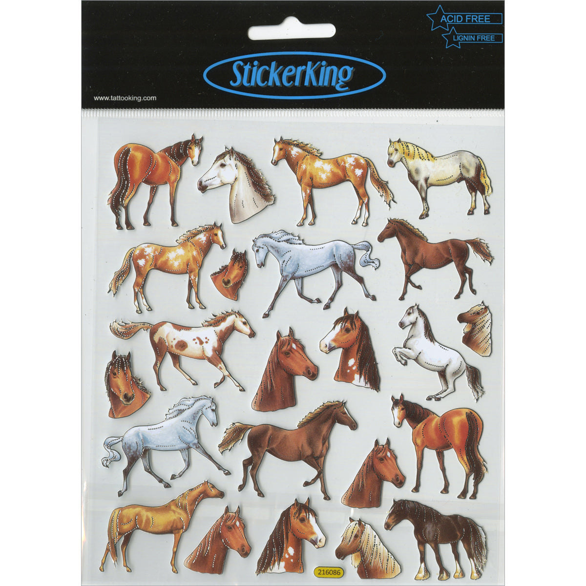 Tattoo King Sticker King Stickers - Wild Horses