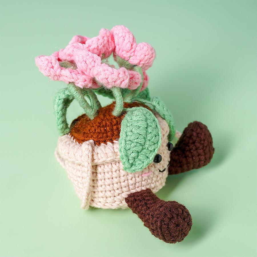 Smiling Dogwood Basket Car Hanging