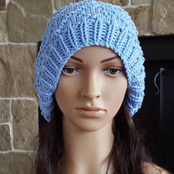 Murphy - Slouchy diamond stitch beanie, sizes 2 years to man