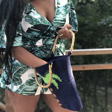Palm Tree Tapestry Bag