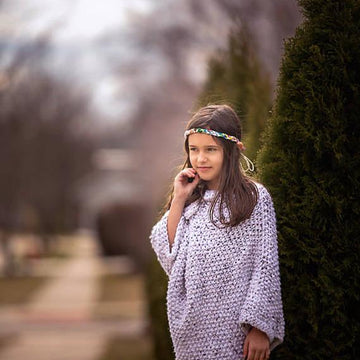 Assymetrical poncho